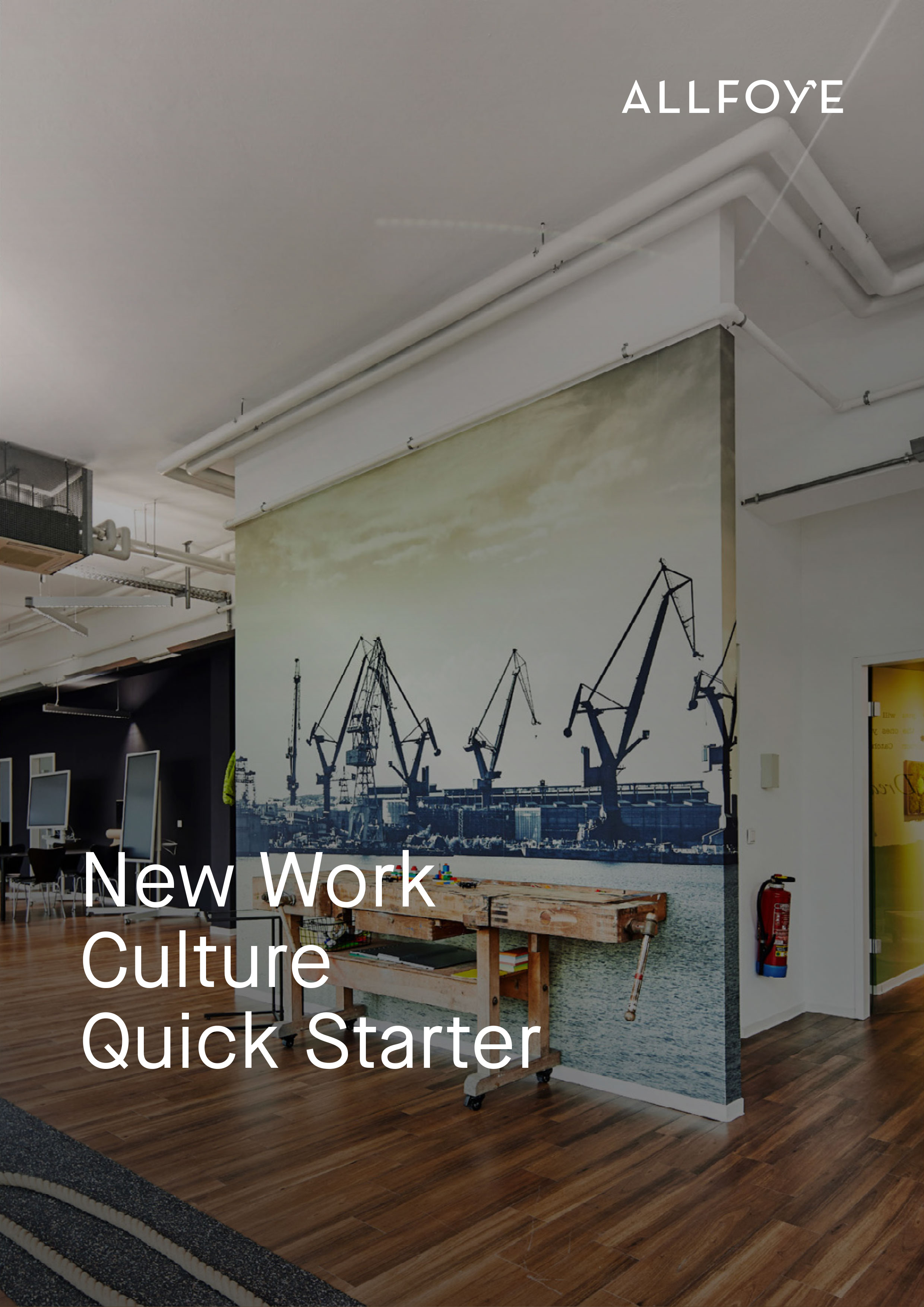 Eine kreativ gestaltete Werkbank in einem innovativen Arbeitsraum.