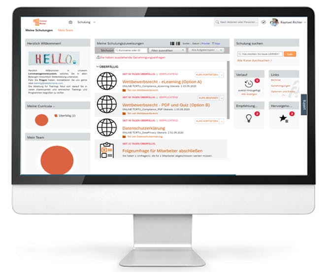 SuccessFactors Learning & Development Grafik_TC